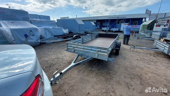 Прицеп 17.022 для скутеров, техники с тентом 150см