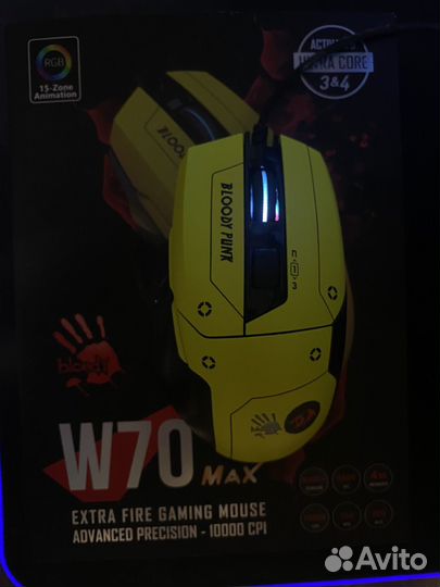 Игровая мышь bloody w70 max cyberpunk