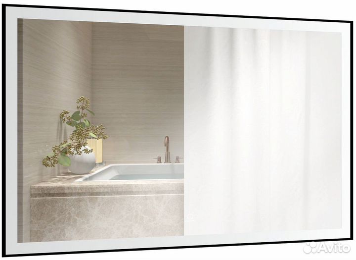 Зеркало azario 1000х700 сенсорный выключатель с ф