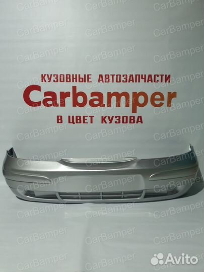 Передний бампер Лада 21104 м-ка серебристый