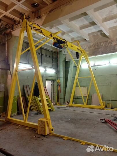 Устойчивой ручной козловой кран