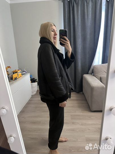 Дубленка авиатор