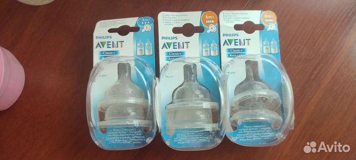 Бутылочки для кормления и соски