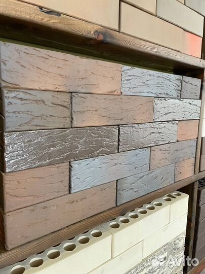 Кирпич лицевой кладка этна кора Braer