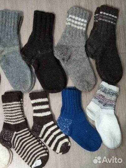 Носки мужские больших размеров из овечьей шерсти