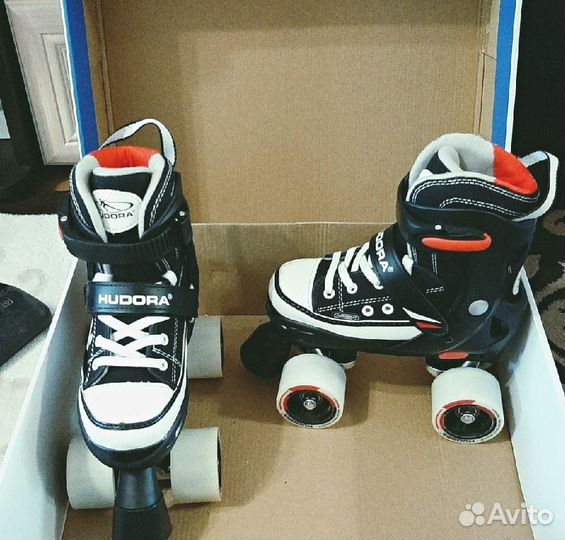 Раздвижные роликовые коньки для детей hudora