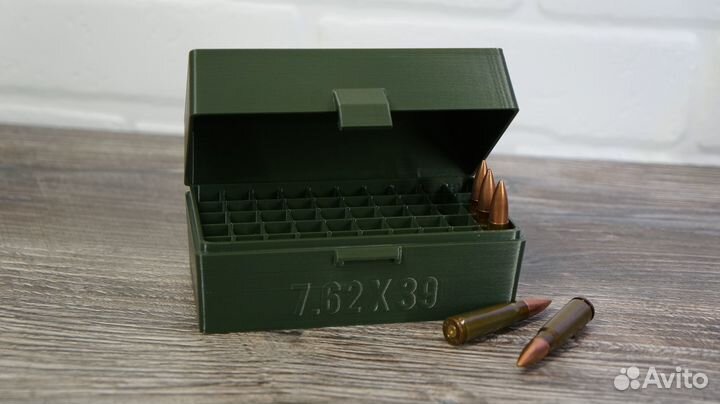 Кейс Ammobox Kalashnikov для 50 патронов 7.62х39