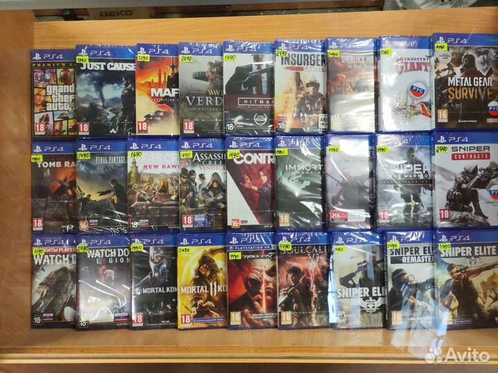 Диски для PlayStation 4.Магазин