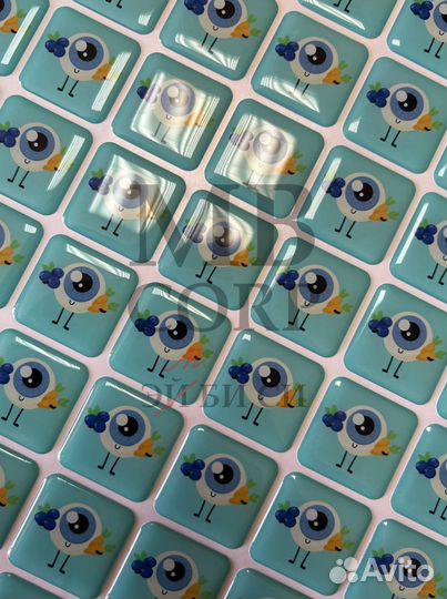 3D стикеры на заказ для логотипов и брендинга