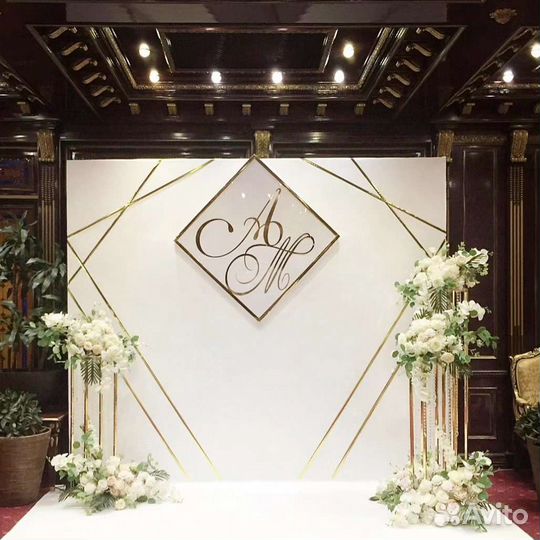 Украшение на выездную регистрацию и Фотозоны