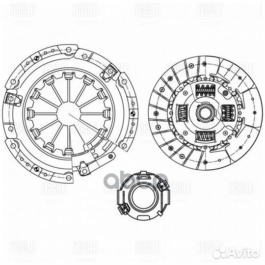 Сцепление в сборе для а/м Geely Emgrand EC7 (09