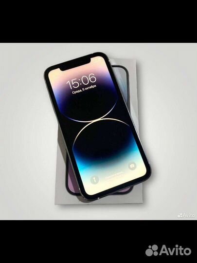 iPhone xr 128 в корпусе 14 pro белый