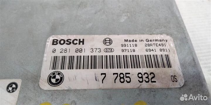 Эбу двс BMW 5 E39 95-03г 1236-с-оем