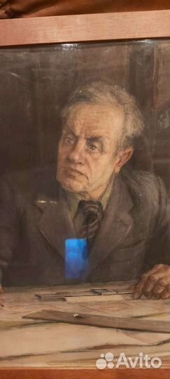 Довоенная большая акварель