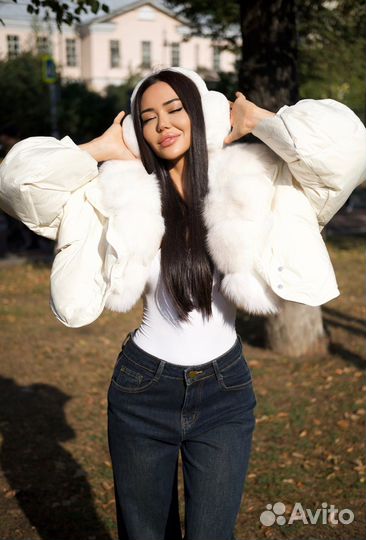 Куртка женская с натуральным мехом