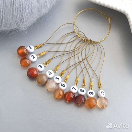 Маркеры на петельках для вязания спицами