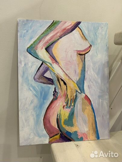Картина девушка ню 18+