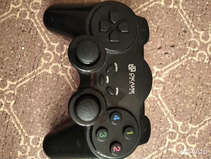 Беспроводной геймпад Oklick б/у работает