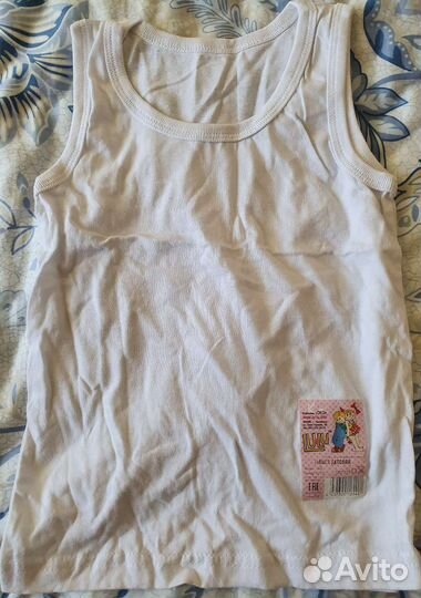 Майка, трусики для девочки (размер 110)