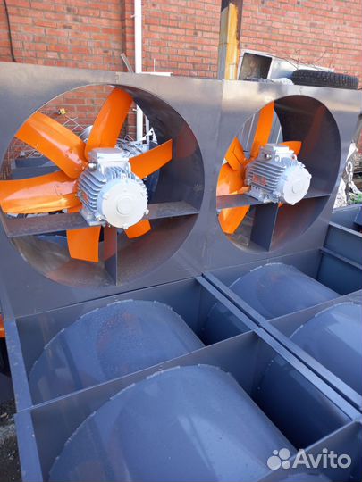 Сушильные камеры древесины - осевые вентиляторы во