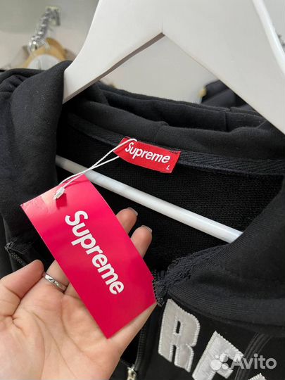 Зип худи supreme