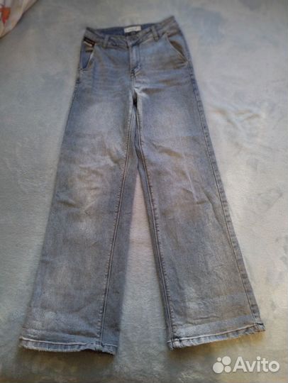 Джинсы женские широкие