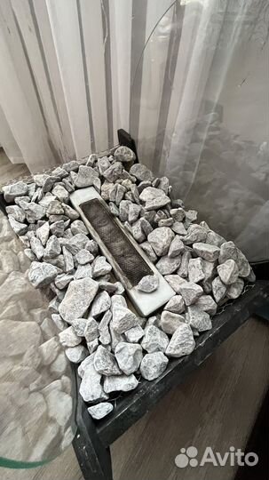 Био камин черный