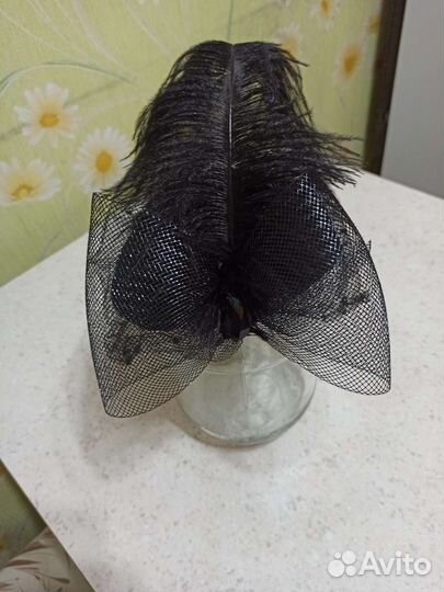 Шляпка с вуалью