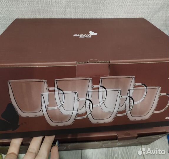 Подарочный набор кружек новый