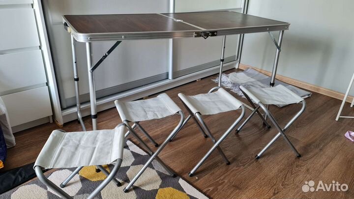 Раскладной стол и стулья для пикника