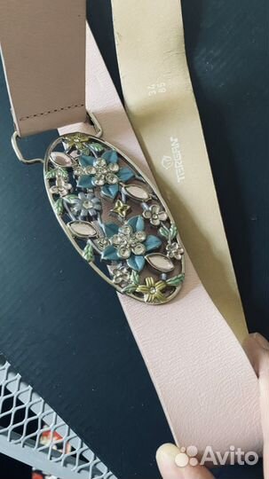 Ремень женский натуральная кожа италия