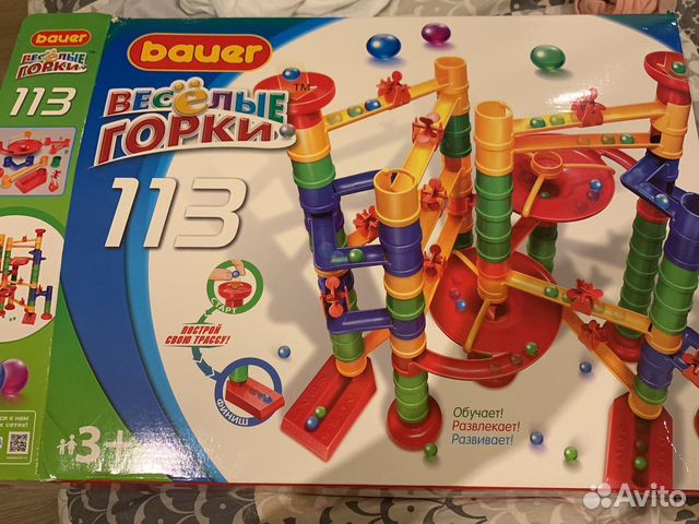 Конструктор веселые горки 113 деталей
