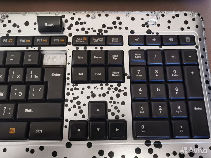 Клавиатура и мышка Logitech (на запчасти)