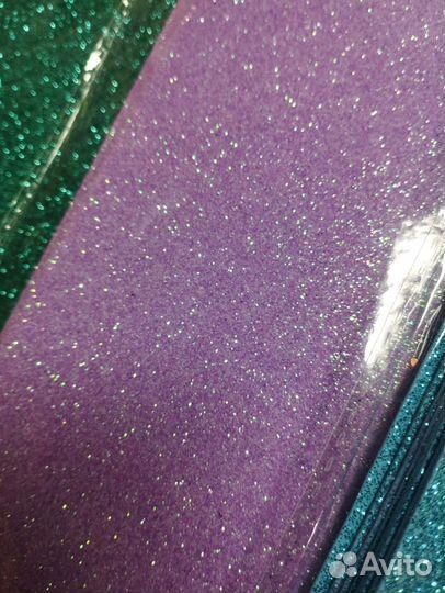 Фоамиран глиттерный набор 24шт А4