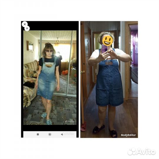 Джинсовые сарафаны 50 и 58