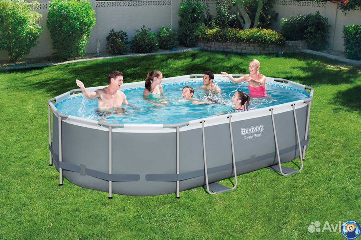 Каркасный бассейн Bestway 56448 488х305х107