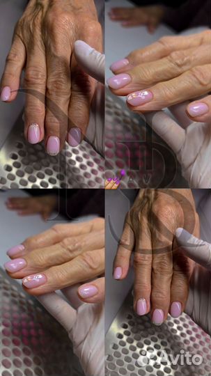 Маникюр с однотонным покрытием