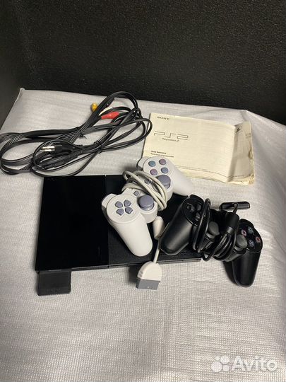 SonyPlaystation 2 slim чипованная + игры