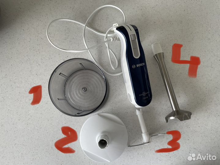 Запчасти к блендеру Bosch ergomixx 750w