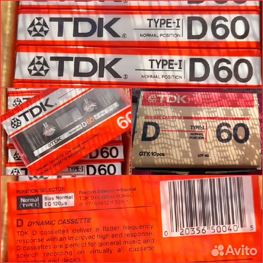 Аудиокассета TDK D60