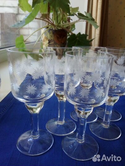 Хрустальные рюмки СССР