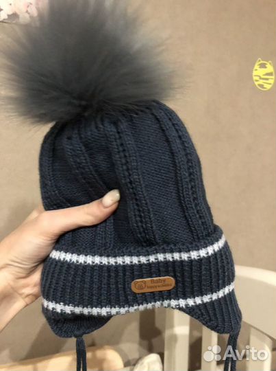 Шапка зимняя новая 38 40 42