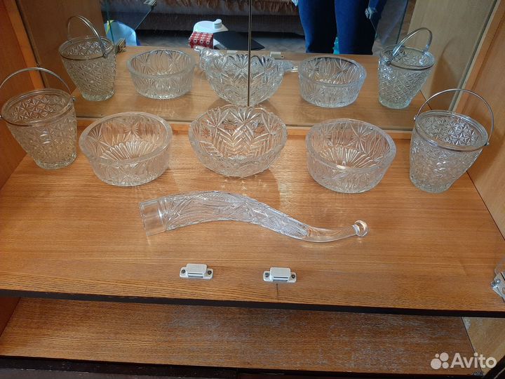 Хрустальные салатники и конфетницы СССР