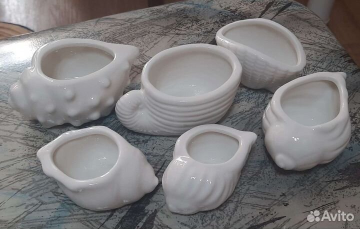 Набор горшочков керамических