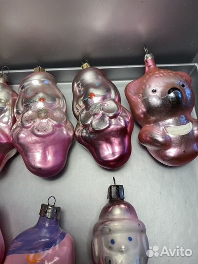 Елочные игрушки СССР одним лотом