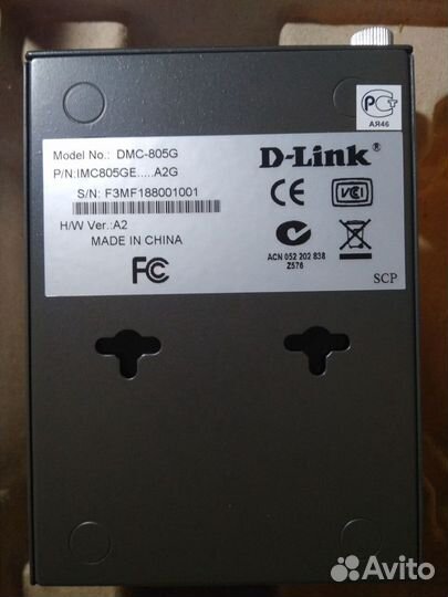 Медиаконвертер D-Link DMC-805G