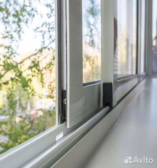 Алюминиевые окна раздвижные