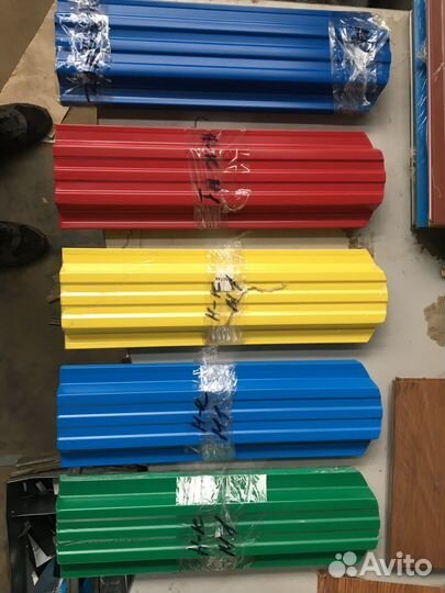 Металлочерепица штакетник профнастил