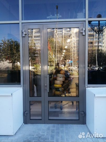 Алюминиевые двери