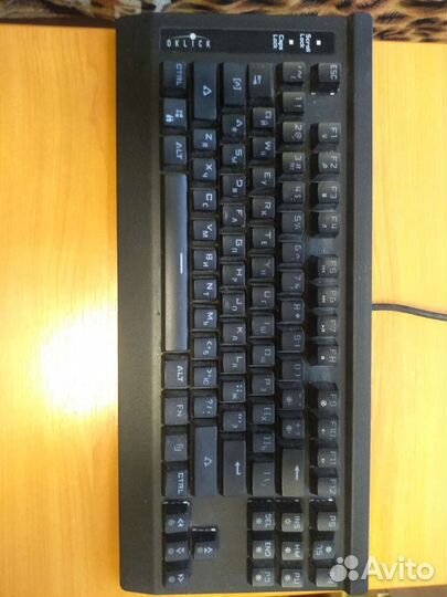 Клавиатура механика Oklick 930G (металл)